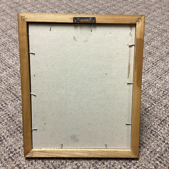 Framed Scarecrow Country Primitive Artwork “Grown In The Knowledge of The Lord” - Picture 2 of 6